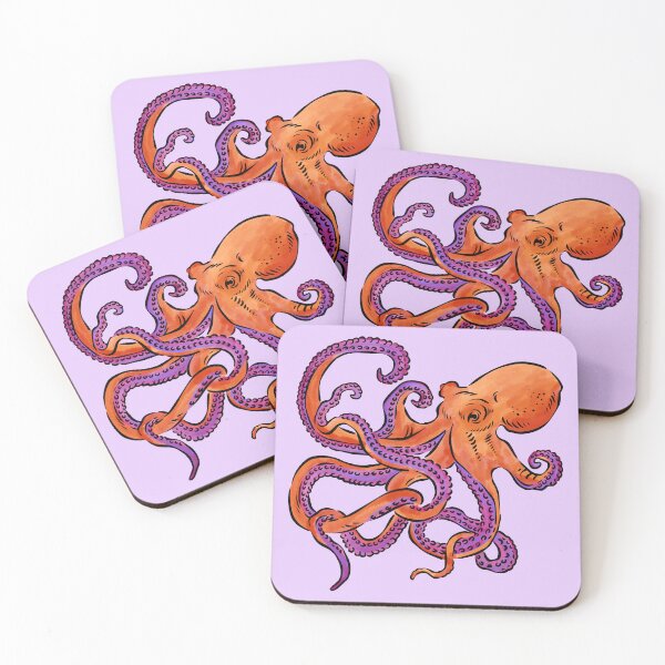 Item preview, Subtle Lesbian Pride Octopus designed and sold by PeachyLitchi.