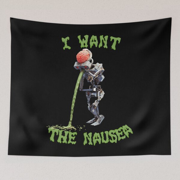 Item preview, Han-Tyumi The Confused Cyborg I Want The Nausea designed and sold by TinyToesPre.