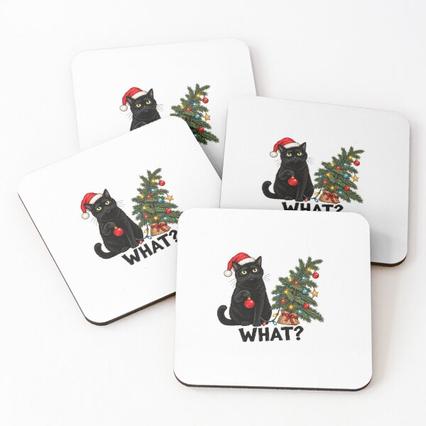 Item preview, Funny Black Cat Christmas designed and sold by MurillaJeremy.