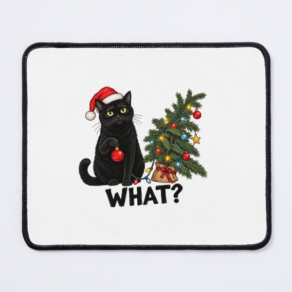 Item preview, Funny Black Cat Christmas designed and sold by MurillaJeremy.