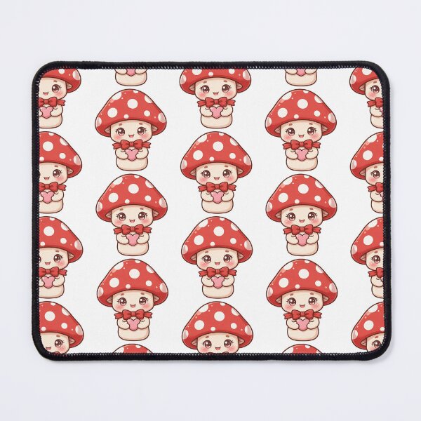 Item preview, Cute mushroom with red heart designed and sold by priyankajustine.