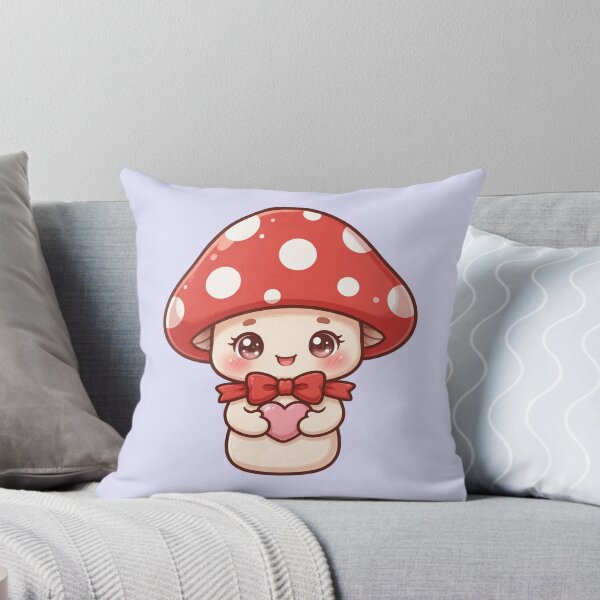 Item preview, Cute mushroom with red heart designed and sold by priyankajustine.