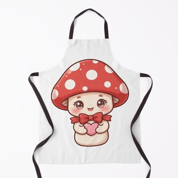 Item preview, Cute mushroom with red heart designed and sold by priyankajustine.