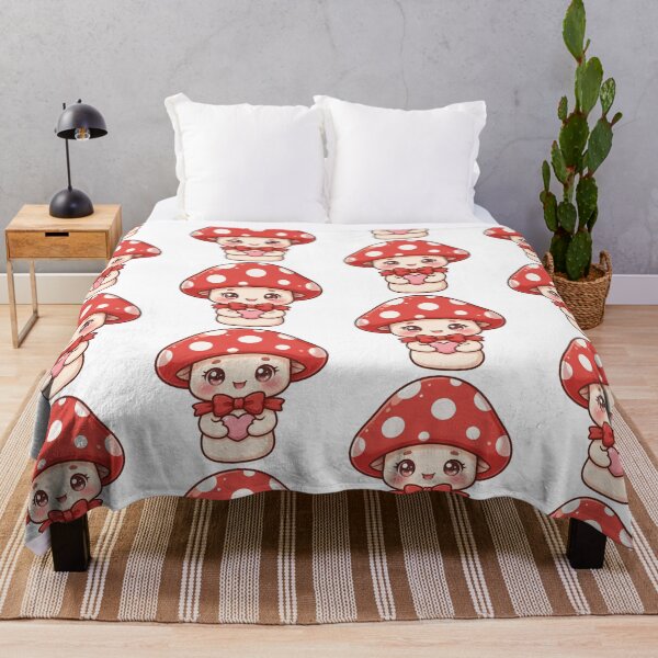 Item preview, Cute mushroom with red heart designed and sold by priyankajustine.