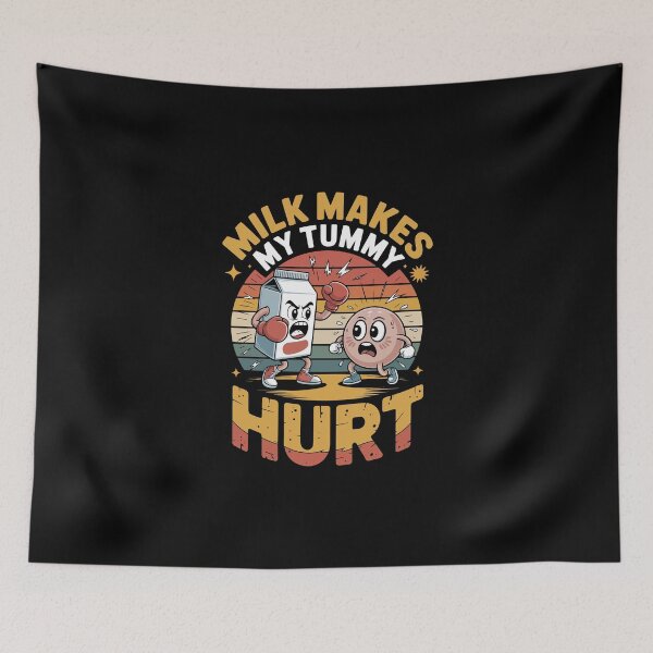 Item preview, MILK MAKES MY TUMMY HURT designed and sold by jkrphoto.