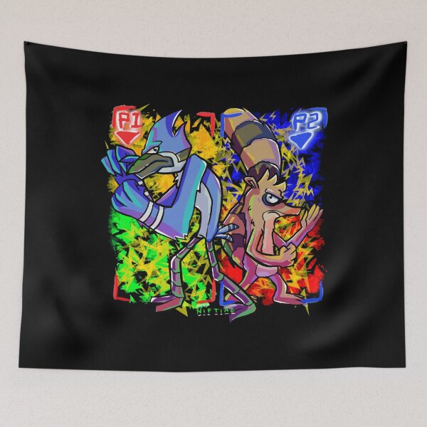 Item preview, Regular Show - 2 Player Mode Oversized designed and sold by circliqueart.