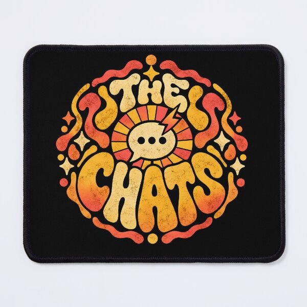 Item preview, The Chats Retro Psychedelic Speech Bubble designed and sold by JMS-Artvintage.