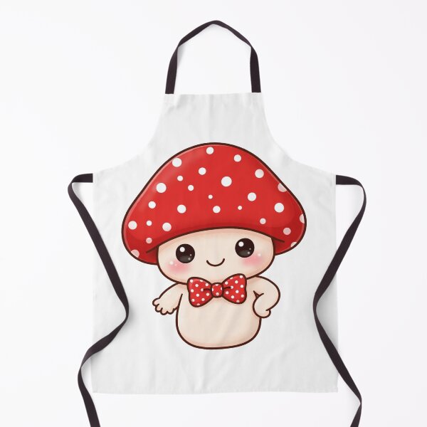 Item preview, Cute mushroom with red bow tie  designed and sold by priyankajustine.