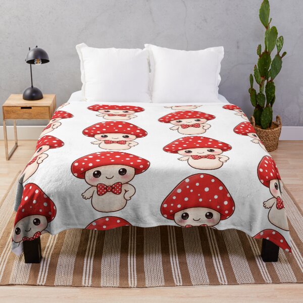 Item preview, Cute mushroom with red bow tie  designed and sold by priyankajustine.