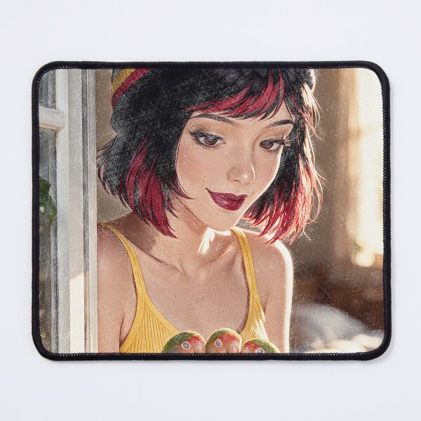 Item preview, Three Little Birds Reggae Beanie Window Anime Art designed and sold by Hen-C-Art.
