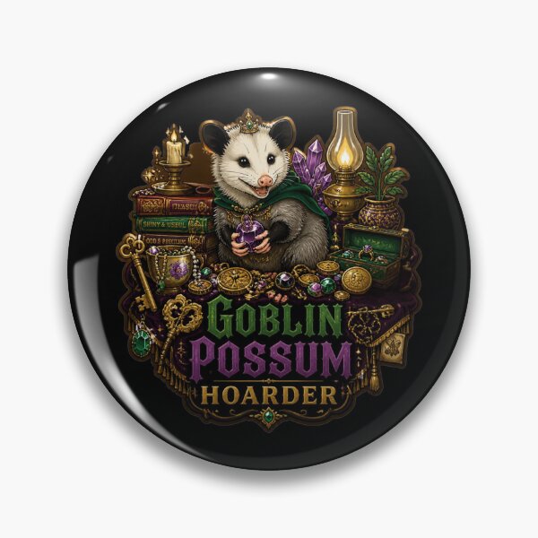 Item preview, Goblin Possum Hoarder Maximalist Vintage Treasure Art designed and sold by Créative touche .