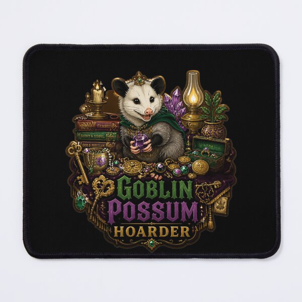 Item preview, Goblin Possum Hoarder Maximalist Vintage Treasure Art designed and sold by Créative touche .