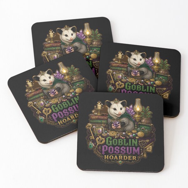 Item preview, Goblin Possum Hoarder Maximalist Vintage Treasure Art designed and sold by Créative touche .