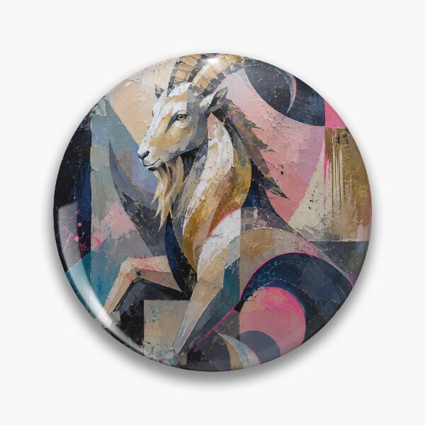 Item preview, Capricorn Zodiac Painting – Celestial Astrology Art designed and sold by GalleryKauffeld.