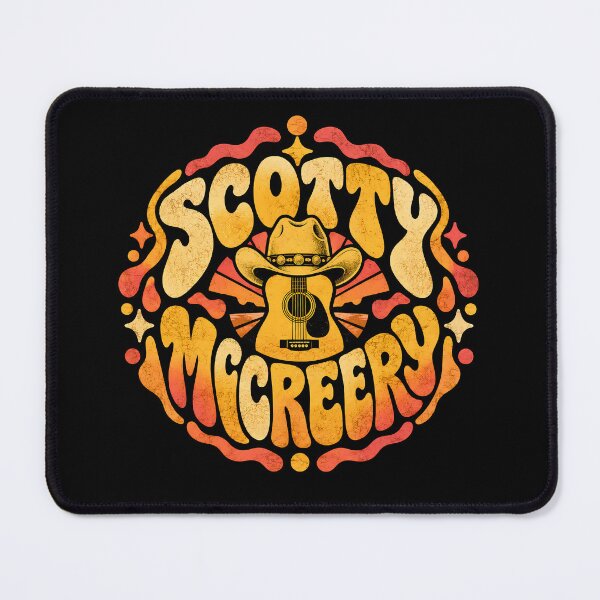 Item preview, Scotty McCreery Retro Cowboy Guitar Design designed and sold by JMS-Artvintage.