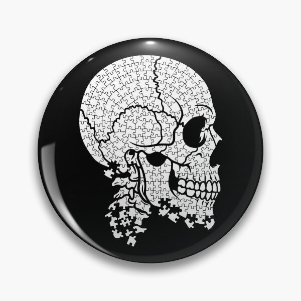 Item preview, Skull Jigsaw Puzzle Lover Puzzling Pieces Puzzler Halloween designed and sold by GrandeDuc.