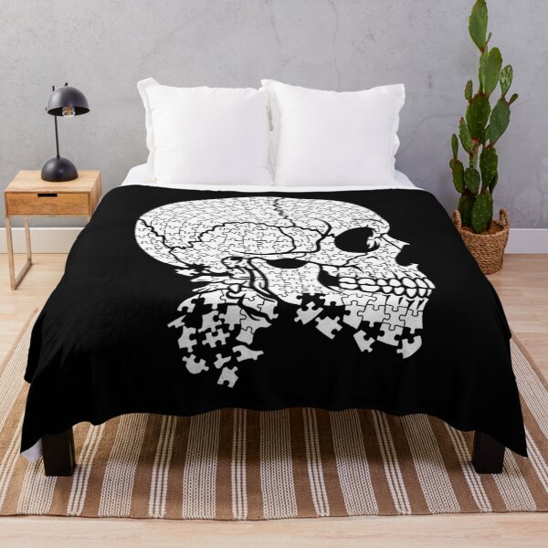Item preview, Skull Jigsaw Puzzle Lover Puzzling Pieces Puzzler Halloween designed and sold by GrandeDuc.