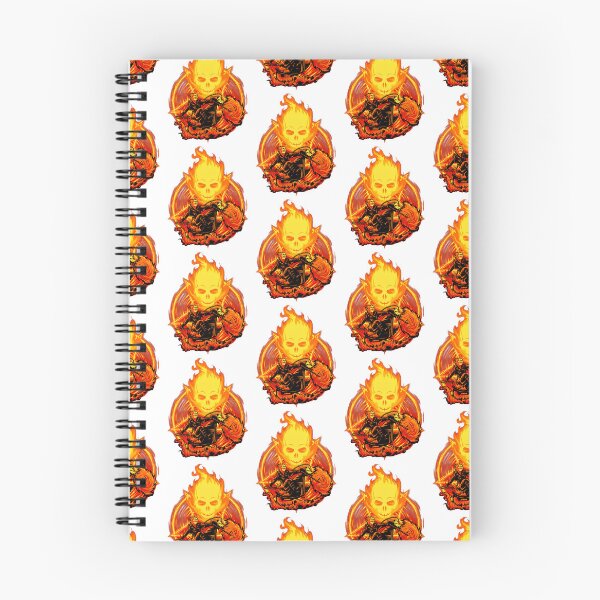 Item preview, Flaming Skull Fiery Rider Pentagram Hellfire Biker Design designed and sold by YasuoShop.
