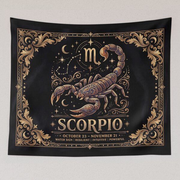 Item preview, Scorpio zodiac sign designed and sold by JacquiTaylorArt.