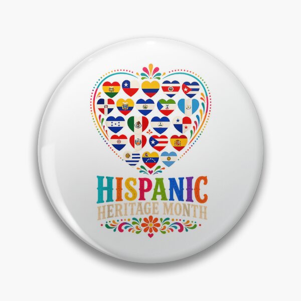 Item preview, Hispanic Heritage Month Hispanic Latino Countries Hearts designed and sold by colson-breen.