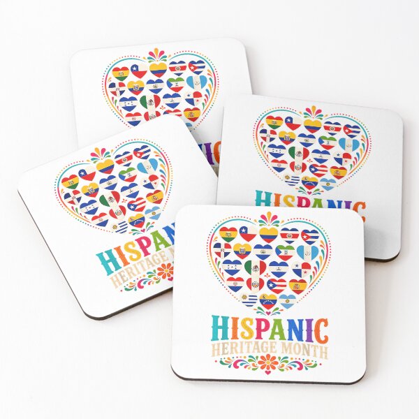 Item preview, Hispanic Heritage Month Hispanic Latino Countries Hearts designed and sold by colson-breen.
