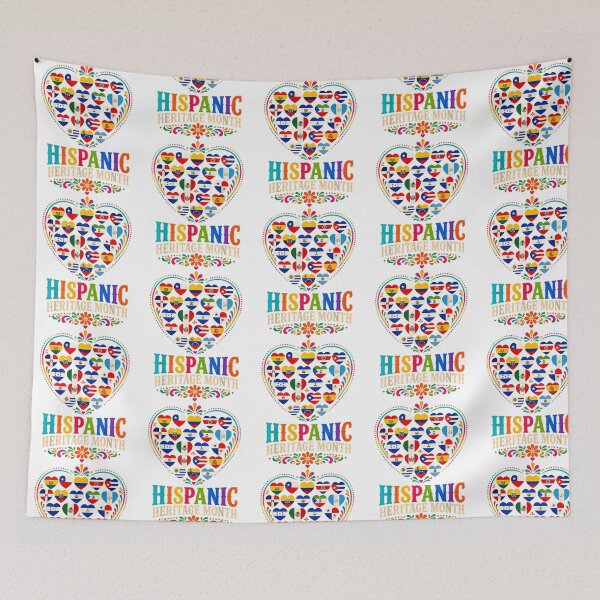 Item preview, Hispanic Heritage Month Hispanic Latino Countries Hearts designed and sold by colson-breen.