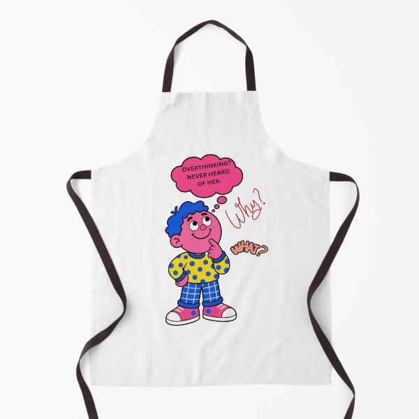 Item preview, Funny Overthinking Thought Bubble Cartoon Character Design designed and sold by TheDentalDoodle.