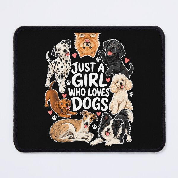 Item preview, Just A girl Who Loves Dogs designed and sold by andre-hollow.