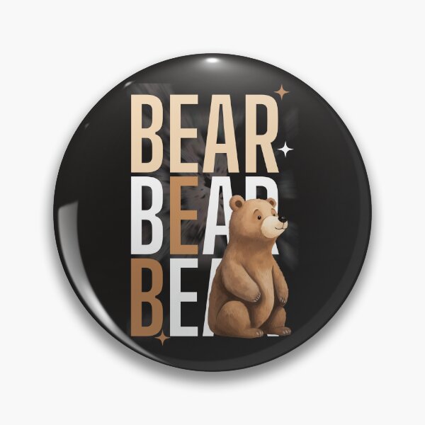 Item preview, Cute Bear Typography Illustration designed and sold by Ibrahimsaeed27.