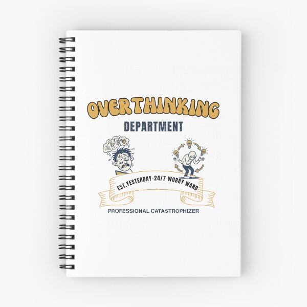 Item preview, Overthinking Department Vintage Retro 70s Funny Aesthetic designed and sold by regmiygears.