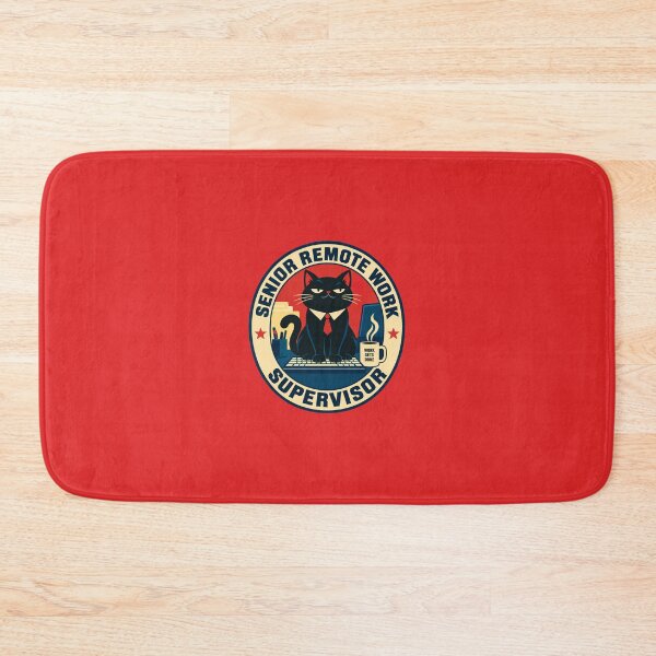 Item preview, Remote Work Supervisor Black Cat designed and sold by KAYJAY DESIGNS.