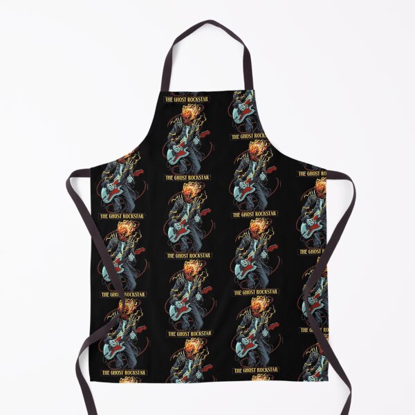 Item preview, Flaming Skull Guitarist Fiery Rocker Heavy Metal Design designed and sold by YasuoShop.