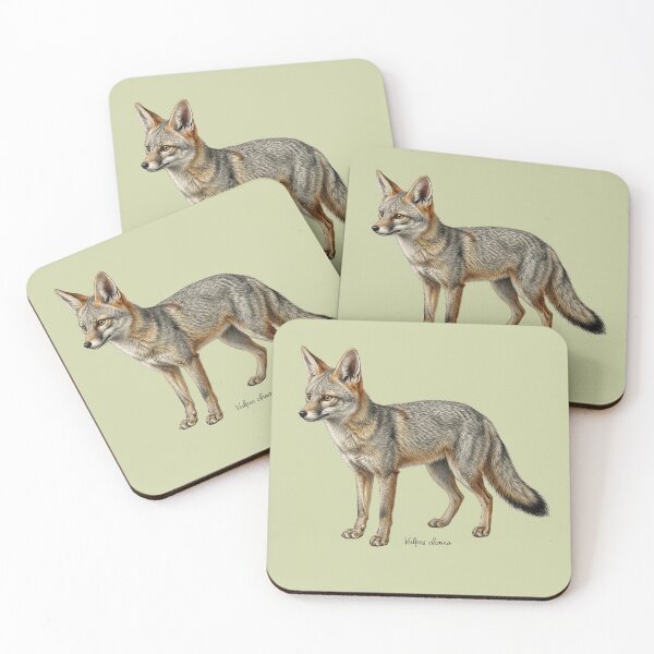 Item preview, Cape Fox: The Silver Ghost of the Karoo Wildlife Fine Art Print designed and sold by FreiherrPK.