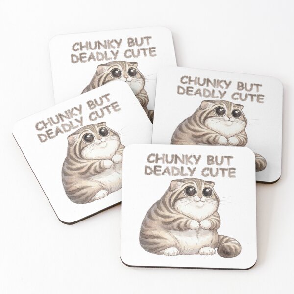 Item preview, Chunky But Deadly Cute Watercolor Pallas Cat designed and sold by PawtopiaArt.