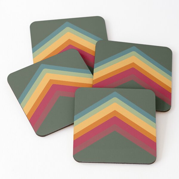 Item preview, Autumnal Rainbow Chevrons  designed and sold by JaygiesDesign.