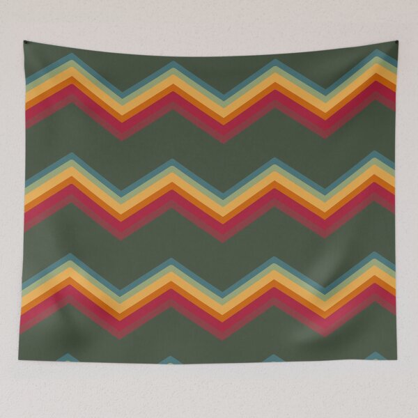 Item preview, Autumnal Rainbow Chevrons  designed and sold by JaygiesDesign.