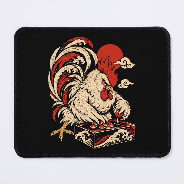 Item preview, Rooster Arcade Gamer Chicken Gaming Japanese Art designed and sold by andre-hollow.