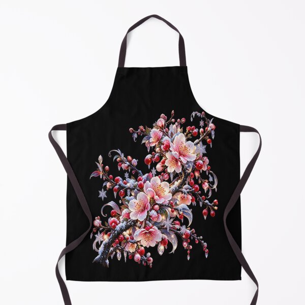 Item preview, Enchanted Winter Blossom – Frosted Floral designed and sold by TroviTutto.
