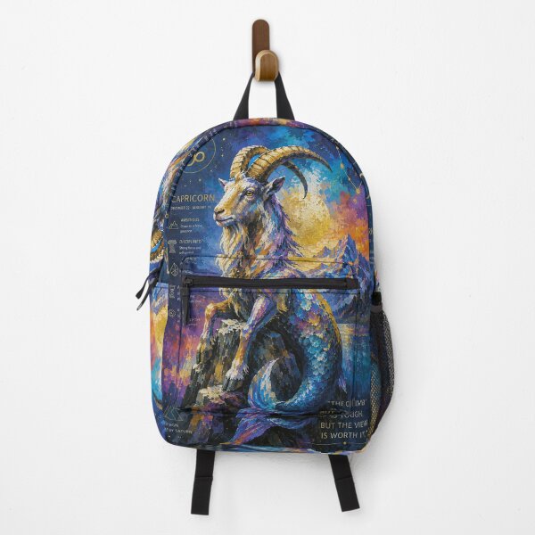 Item preview, Capricorn Zodiac Painting – Celestial Astrology Art designed and sold by GalleryKauffeld.