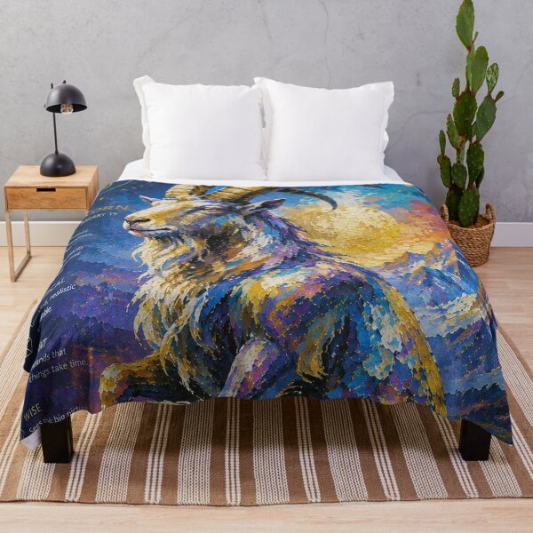 Item preview, Capricorn Zodiac Painting – Celestial Astrology Art designed and sold by GalleryKauffeld.