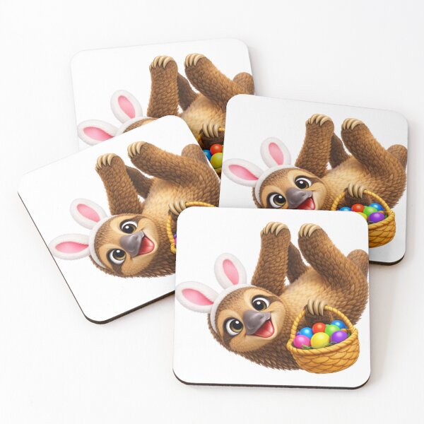 Item preview, Sloth Easter Eggs designed and sold by Sillytoe.