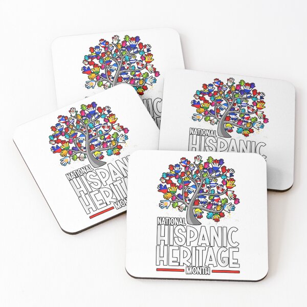 Item preview, National Hispanic Heritage Month Hand Flag Tree Roots Latino designed and sold by colson-breen.