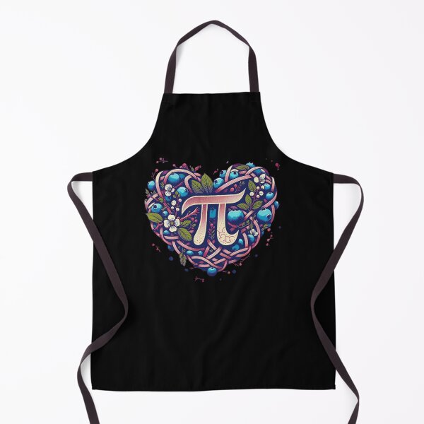Item preview, Pi Symbol Heart Blueberry Floral Math Geek Art designed and sold by RileyDaplyn.