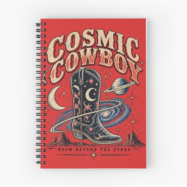 Item preview, Gráfico retro del oeste espacial de vaquero cósmico designed and sold by EdgeSphere.
