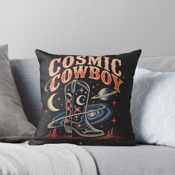 Item preview, Cosmic Cowboy Space Western Retro Graphic designed and sold by EdgeSphere.