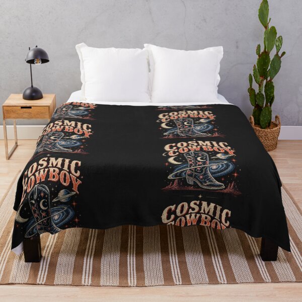 Item preview, Cosmic Cowboy Space Western Retro Graphic designed and sold by EdgeSphere.