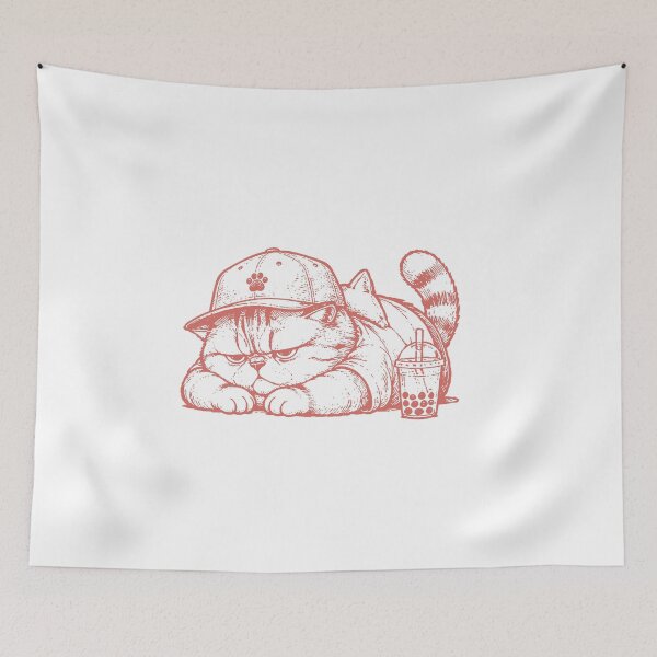 Item preview, Grumpy Cat Boba Vibe designed and sold by Anugrah januar.