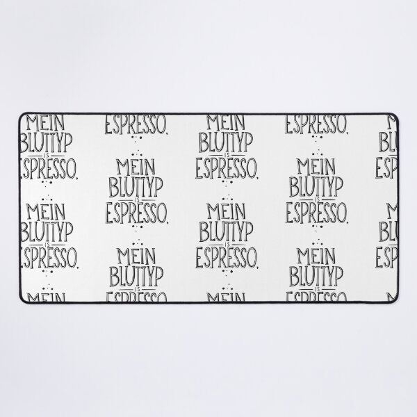 Item preview, My Blood Type Is Espresso Coffee Quote Gift designed and sold by OneLine Studio.