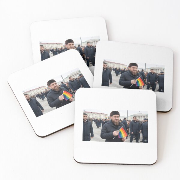 Item preview, Ramzan Kadyrov Holding An Lbgt Flag. designed and sold by deshawn-brunner.