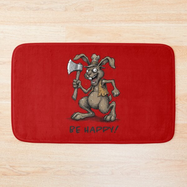 Item preview, Mad as March: Absurdist Killer Hare Satirical Art Print designed and sold by FreiherrPK.